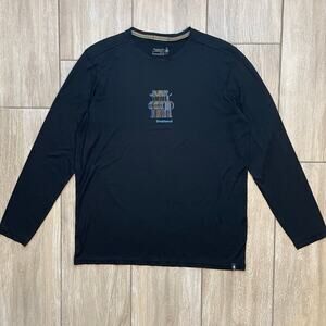 Smartwool Merino Sport 150 Long Sleeve Shirt Mens Large Hiking Base Layer